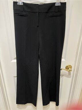 LOFT Black Straight-Leg Julie Dress Trousers size 4